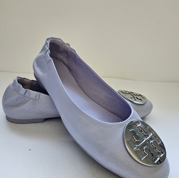 Tory Burch Claire Ballet Flats Sz 7, Lilac - Picture 5 of 5